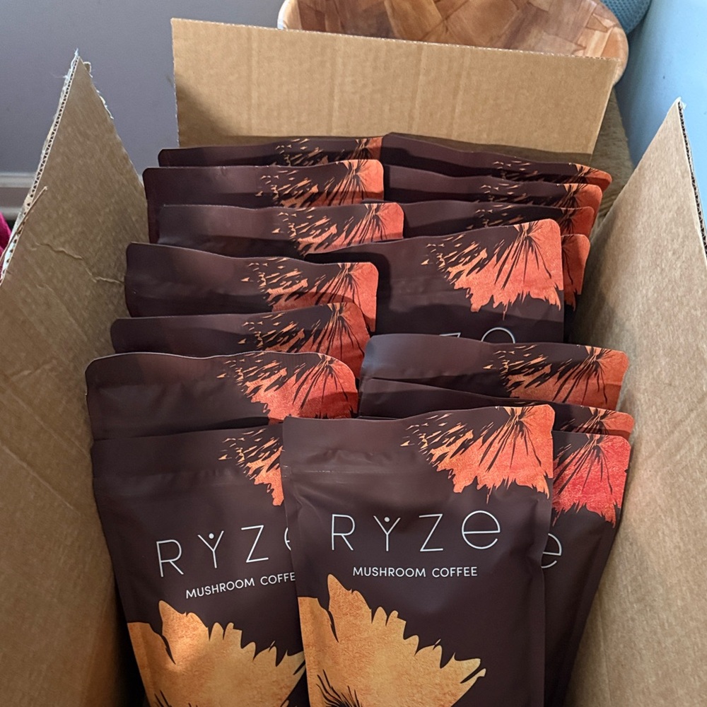 16 NEW PACKS RYZE Mushroom Coffee Pack